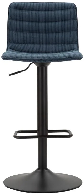 Sgabello Bar Alta Navy con Regolazione di Altezza - cm 43x49,5x85,5-107 (seduta cm 61-82,5)
