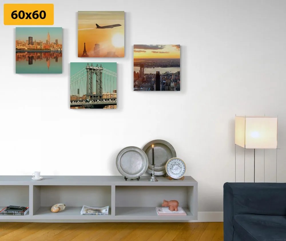 Set di quadri – Viaggio nella città di New York