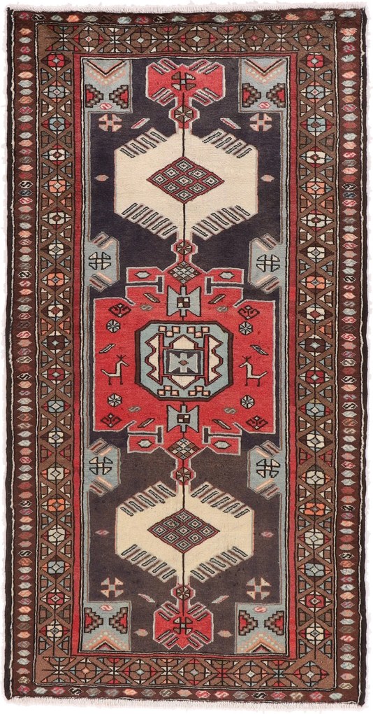 Hamedan Tappeto persiano 110 x 210 (Iran) Annodato A Mano