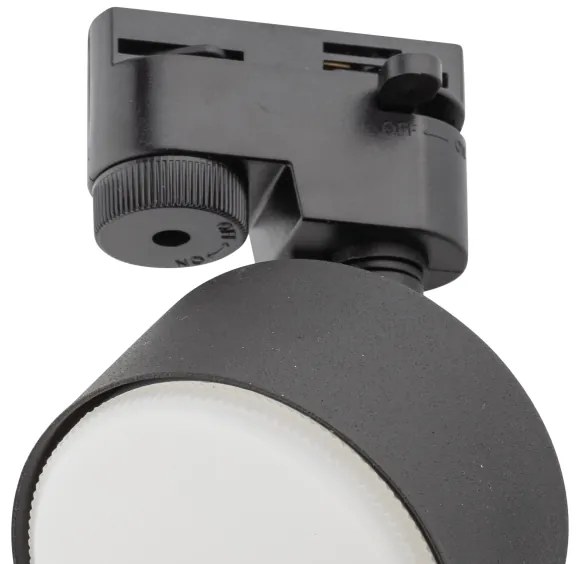 Faretto per sistema a binario AVIA 1xGX53/15W/230V nero