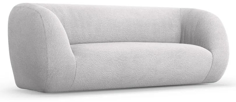 Divano bouclé grigio chiaro 210 cm Essen - Cosmopolitan Design
