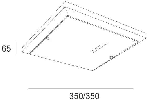Lampada da soffitto 2xE27/60W/230V