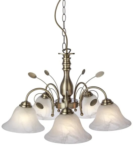 Globo 69007-5H - Lampadario POSETS 5xE27/60W/230V