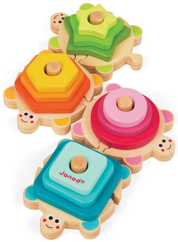 Tartarughe Impilabili I Wood - legno