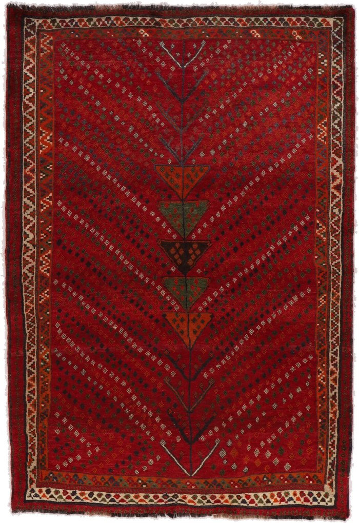 Shiraz Tappeto 250 x 170 (Iran) Annodato A Mano