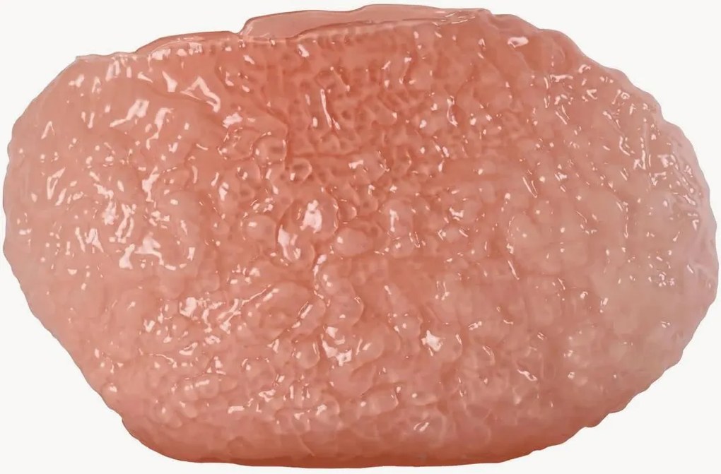 Vaso in vetro soffiato Corallo, alt. 28 cm