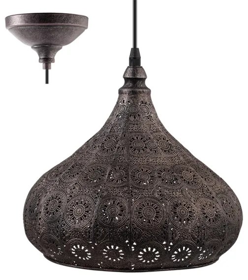 Eglo 49714 - Lampada a sospensione MELILLA 1xE27/60W