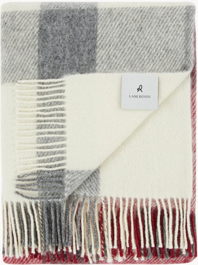 Plaid in lana vergine Iseo