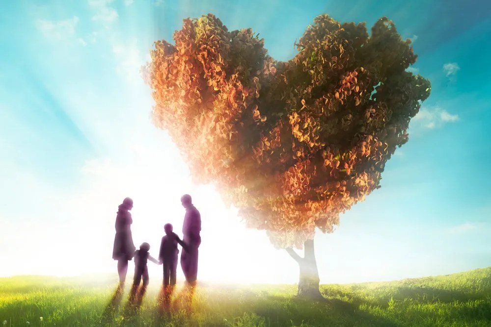 Quadro su tela – In atmosfera familiare