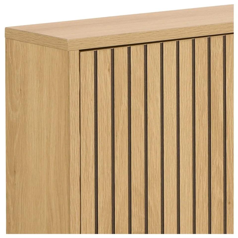 Scarpiera con anta effetto rovere in colore naturale 72x43x17 cm Albany - Actona