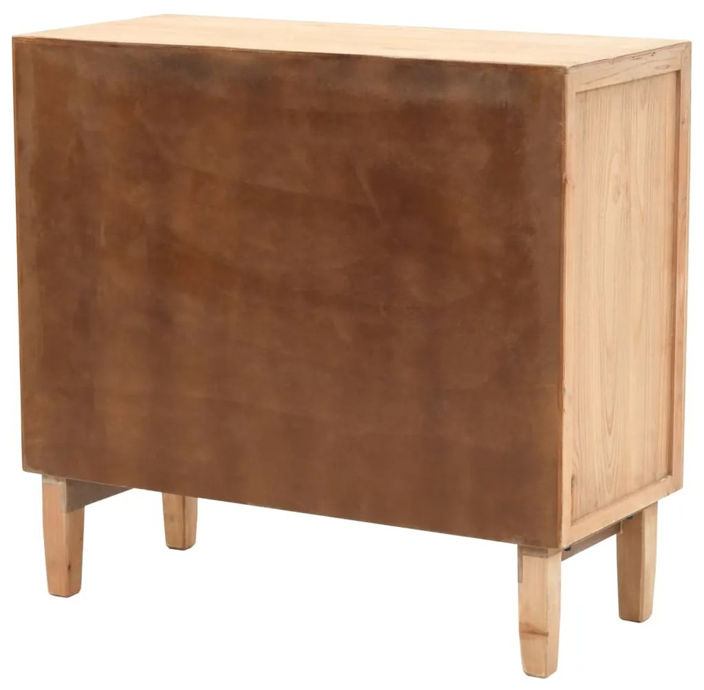 Cassettiera in legno massello di abete  80x36x75 cm