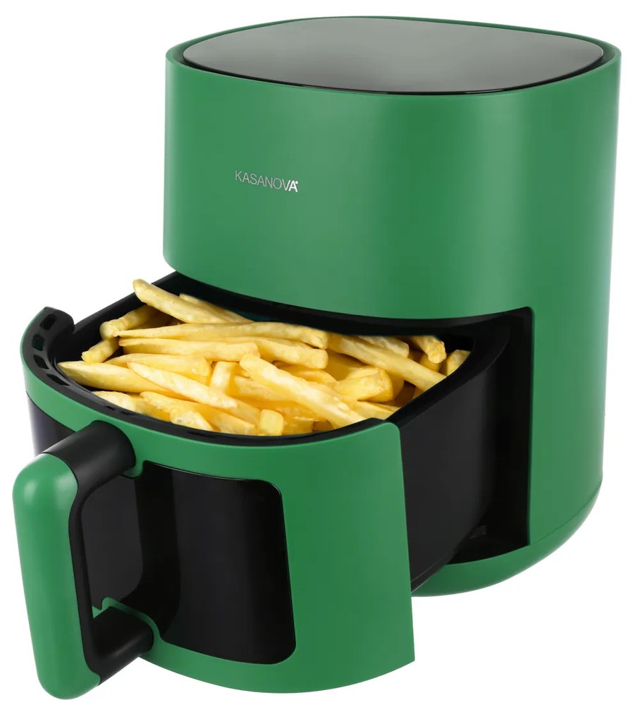 Friggitrice ad aria digitale 4,5 L 1400 W verde