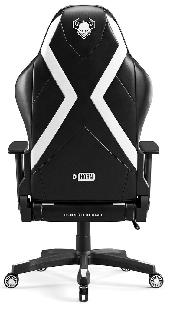 Sedia da gaming Diablo X-Horn 2.0 Normal Size, Nero-Bianco
