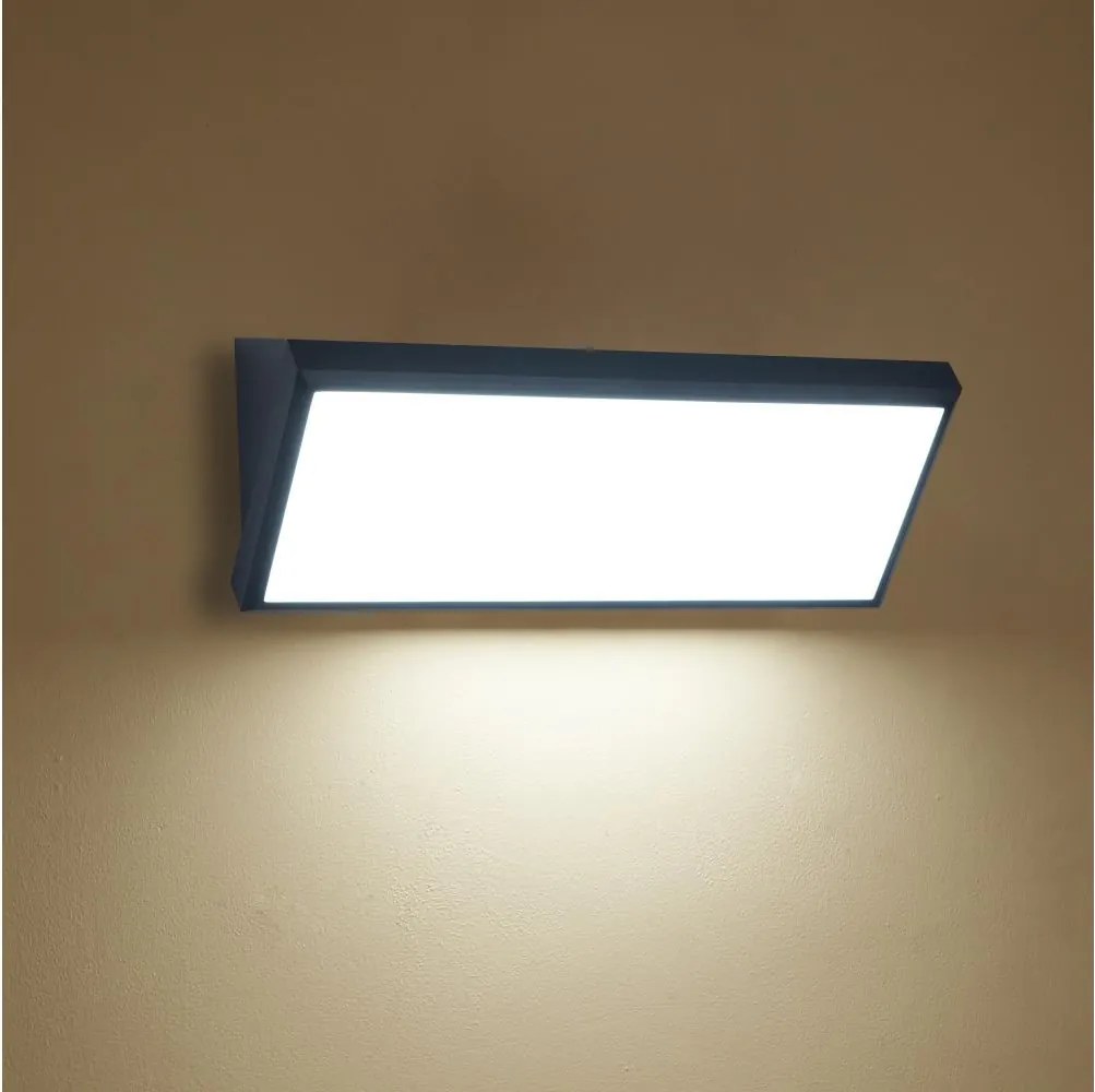Brilagi - Applique LED da esterno TRIANGLE LED/42W/230V nera IP65
