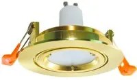 Faretto dorato spot lampada LED incasso orientabile 5W GU10 luci vetrina negozio LUCE 4000K