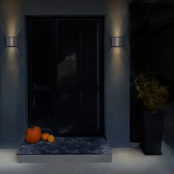 Brilagi - Applique a LED da esterno RONDO LED/6W/230V grigio IP54