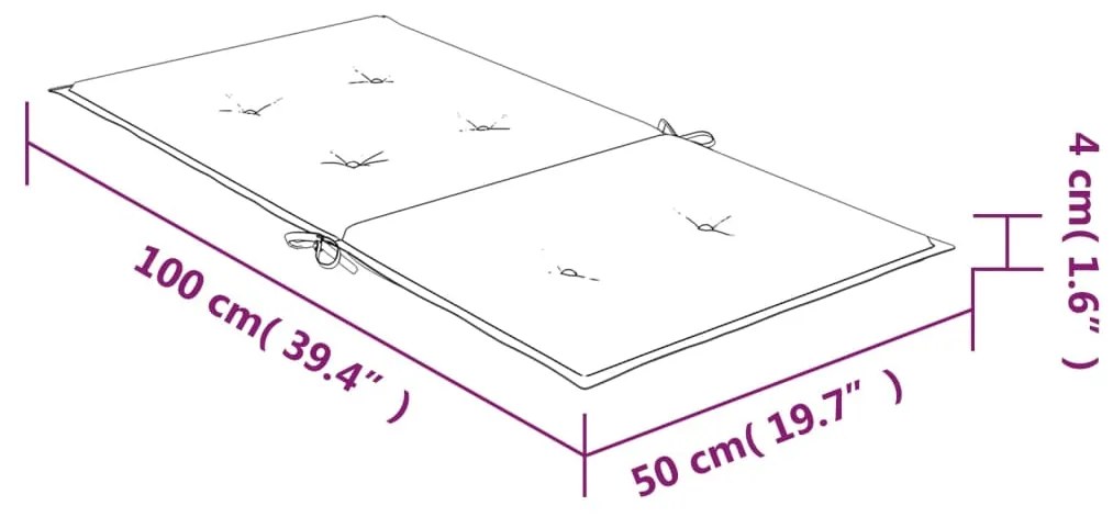 Cuscini per Sedia con Schienale Basso 6 pz Rosa in Tessuto