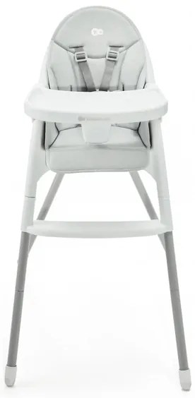 KINDERKRAFT - Sedia da pranzo per bambini 2in1 DINNLY grigio