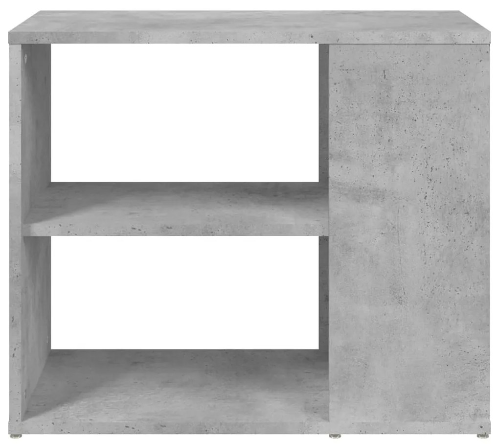 Credenza grigio cemento 60x30x50 cm in truciolato