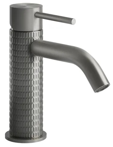 Miscelatore lavabo monocomando senza scarico Steel brushed 239 Meccanica 54202 Gessi