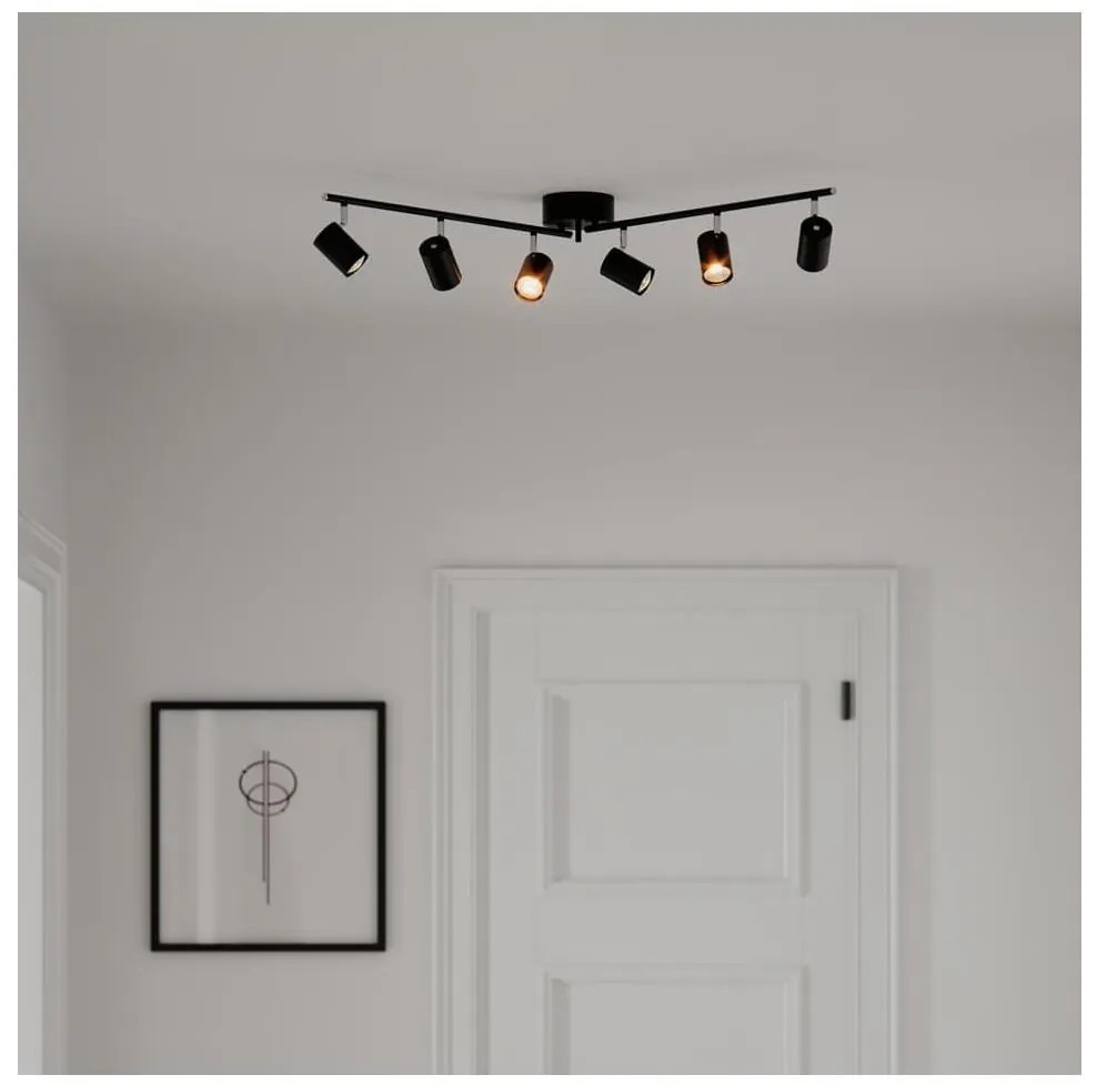 ByRydens 4202100-4002 - Faretto CORRECT 6xGU10/7W/230V nero