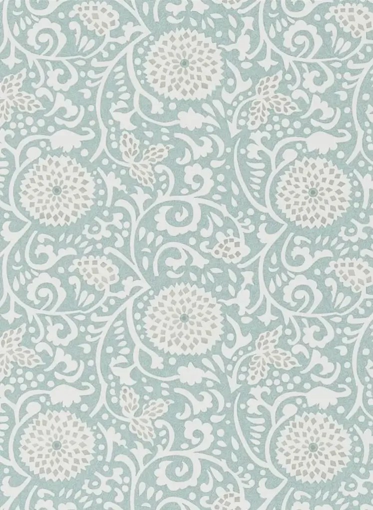 Designers Guild Carta da parati Shaqui - Eau De Nil
