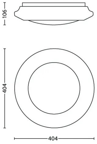 Philips 33365/31/17 - Plafoniera LED/20W/230V 4000K