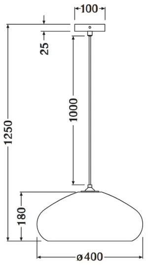 Ledvance - Lampadario a sospensione con filo DECOR CARDBOARD 1xE27/15W/230V diametro 40 cm