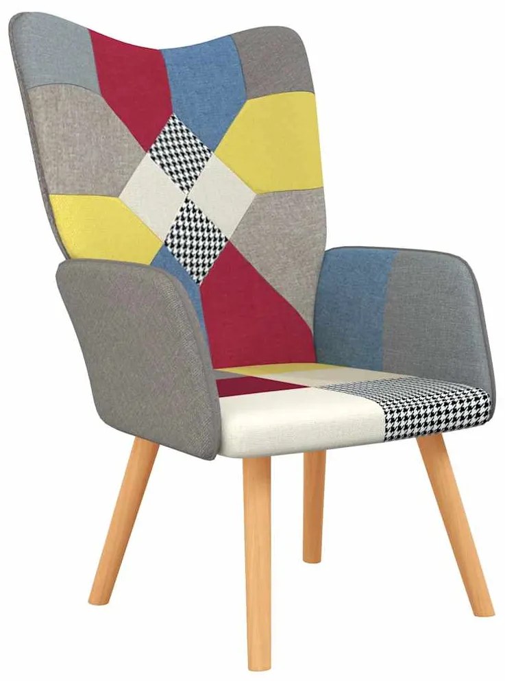 Poltrona relax in tessuto patchwork