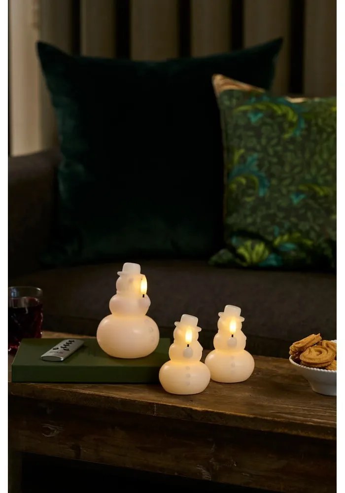 Decorazione natalizia luminosa bianca ø 9 cm Eva – Sirius