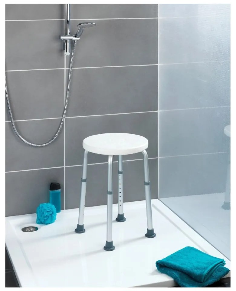 Sgabello per bagno/doccia, 45 x 45 cm Secura - Wenko