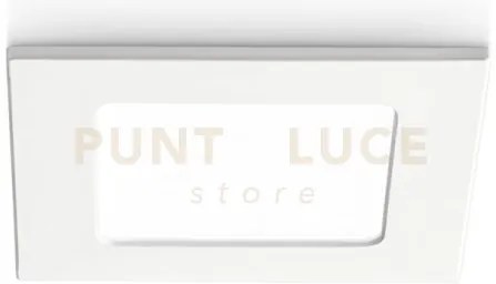 Gfa753n-  faretto da incasso bianco quadrato a led 4000k 450lm 6w 1...