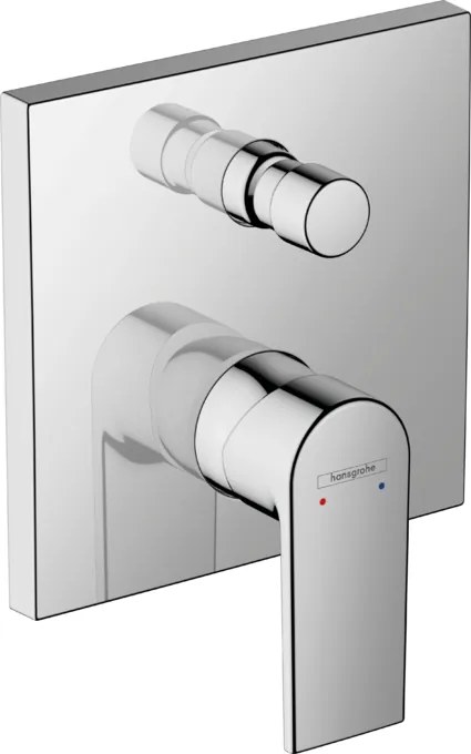 Miscelatore doccia Monocomando a muro Senza Parte Incasso Con Valvola Antiriflusso Cromo Hansgrohe Vernis Shape 71469000