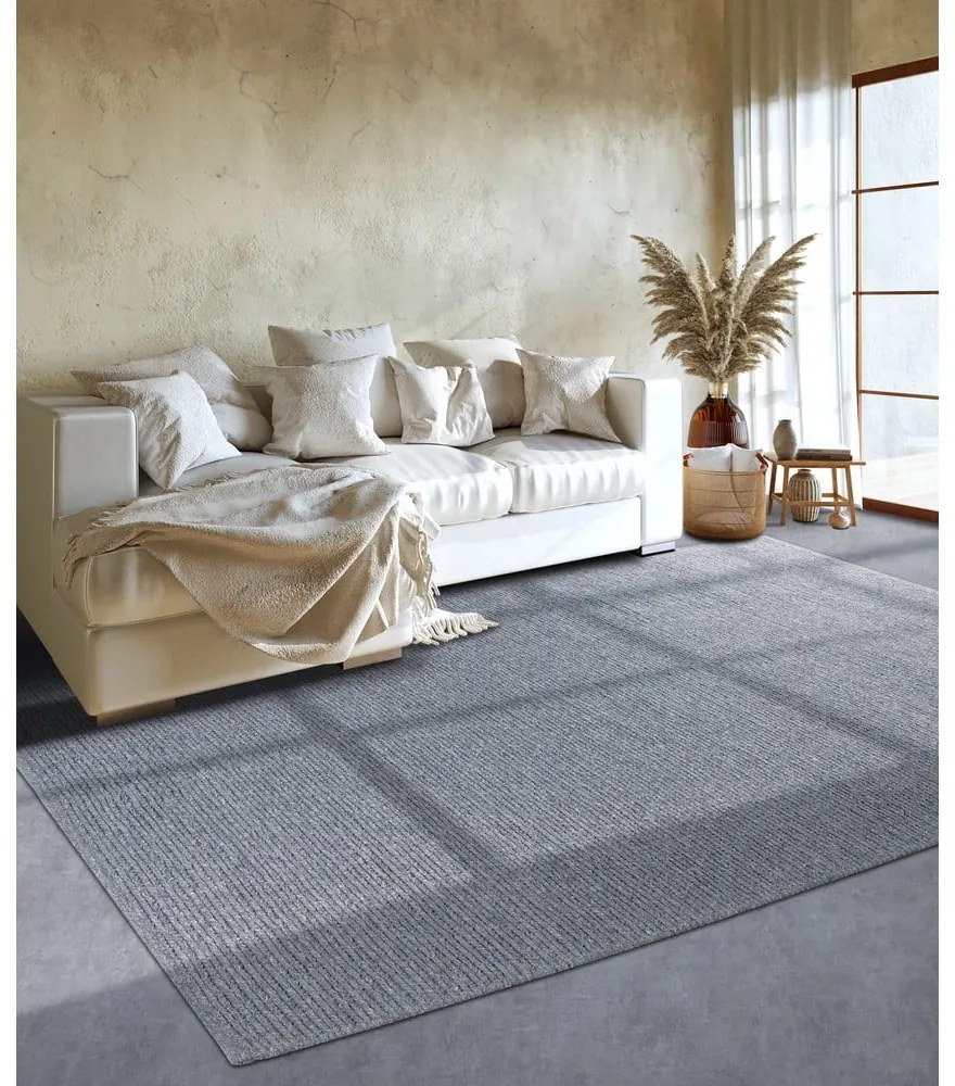 Tappeto grigio in lana tessuto a mano 80x150 cm Francois - Villeroy&Boch