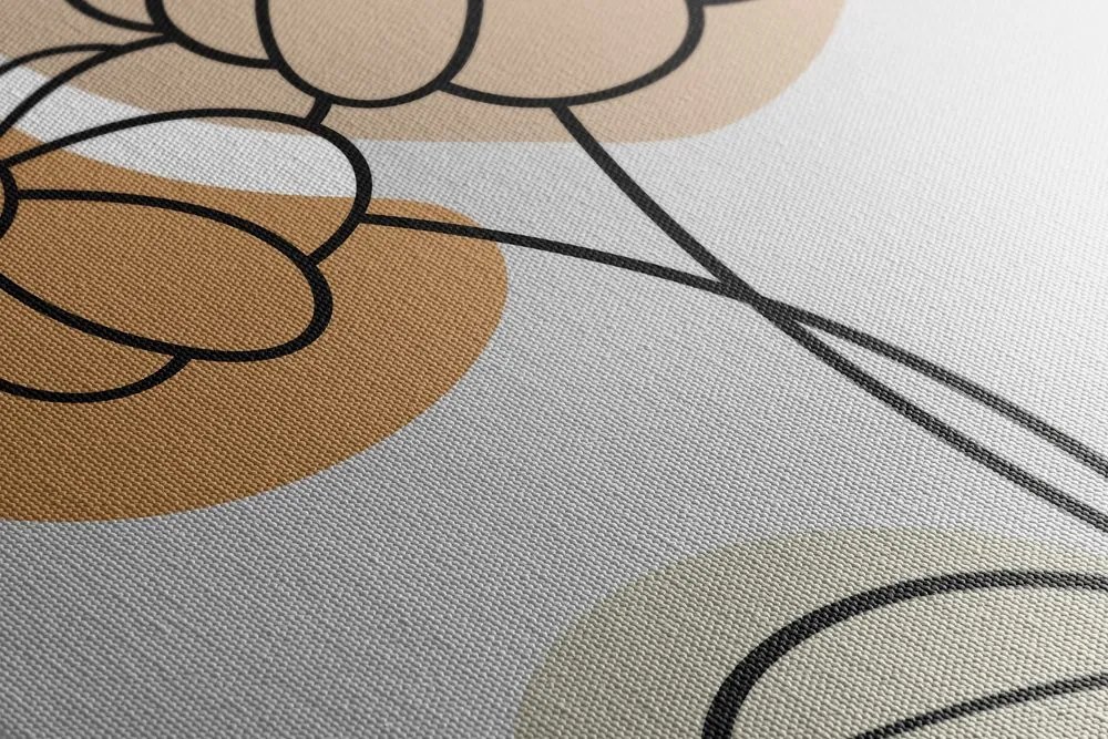 Quadro su tela – Fiore minimalista No1