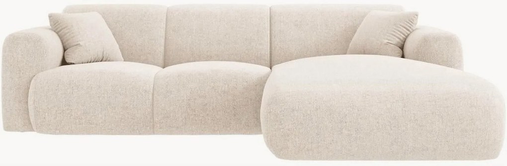 Divano angolare 4 posti in ciniglia Nolio