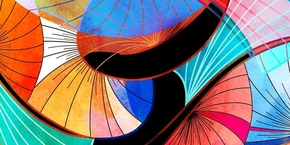 Quadro su tela – Astrazione astratta colorata