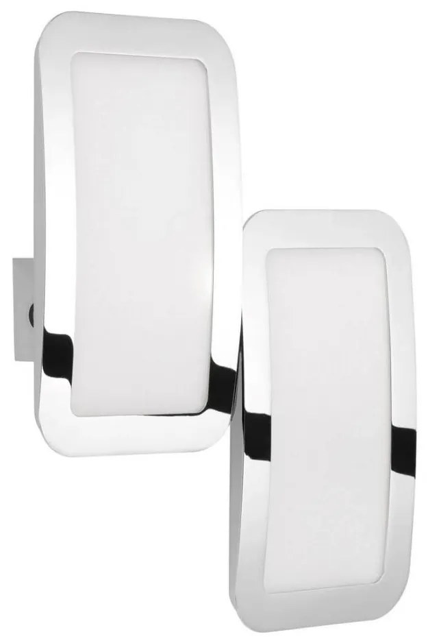 Wofi 4526.02.01.6000 - SET 2x Lampada da parete dimmerabile a LED SAGA LED/8W/230V