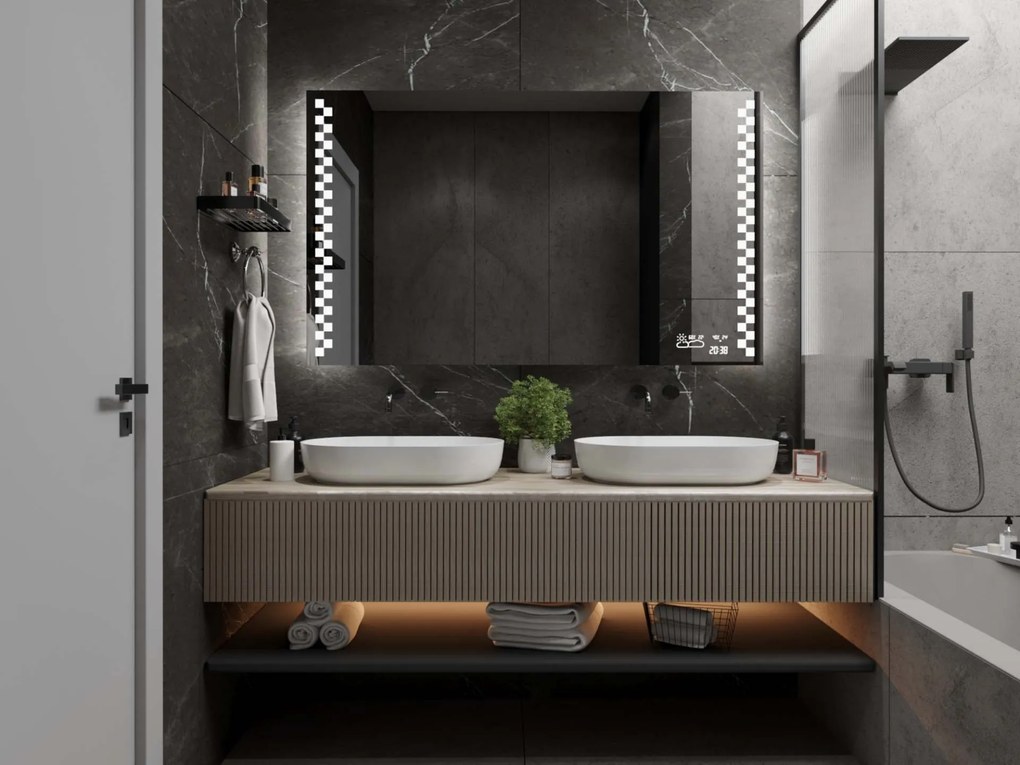 Specchio con illuminazione LED  M8