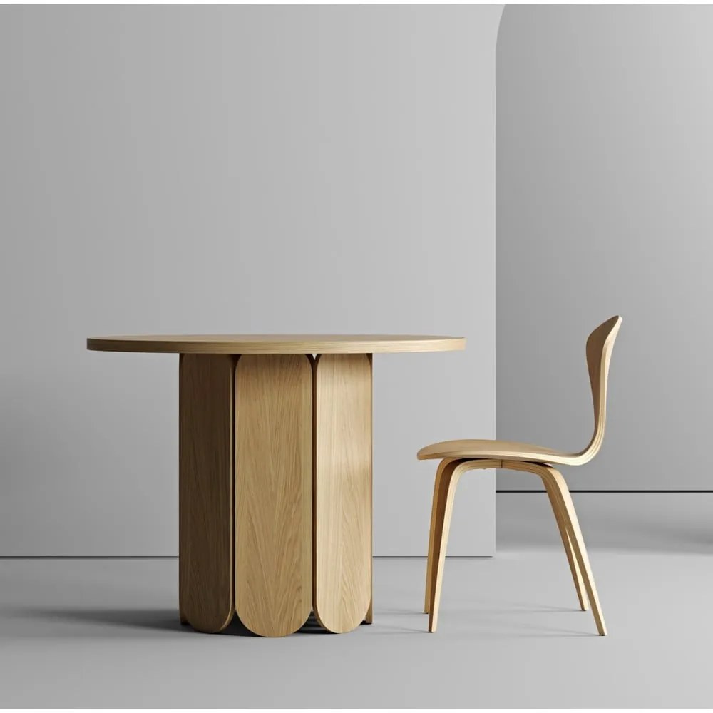 Tavolo da pranzo in rovere morbido, ø 98 cm - Woodman