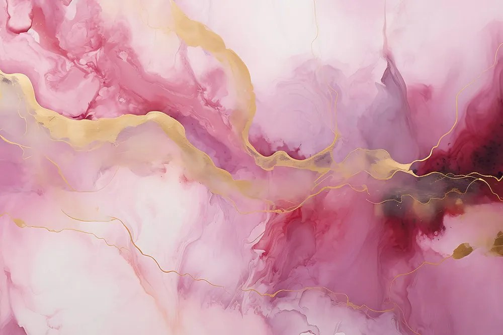 Quadro su tela – Marmo rosa
