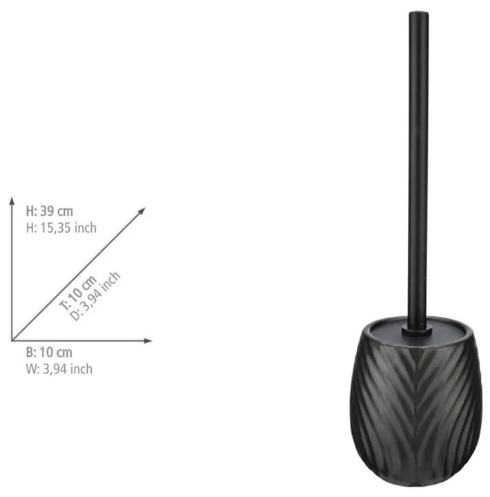 Scopino WC color antracite in ceramica Idro – Wenko