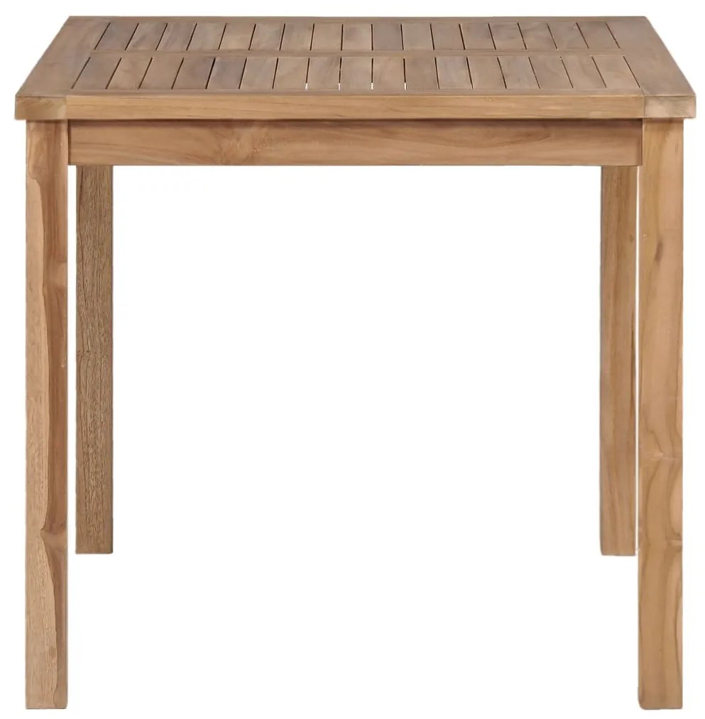 Tavolo da giardino 80x80x77 cm in legno massello di teak