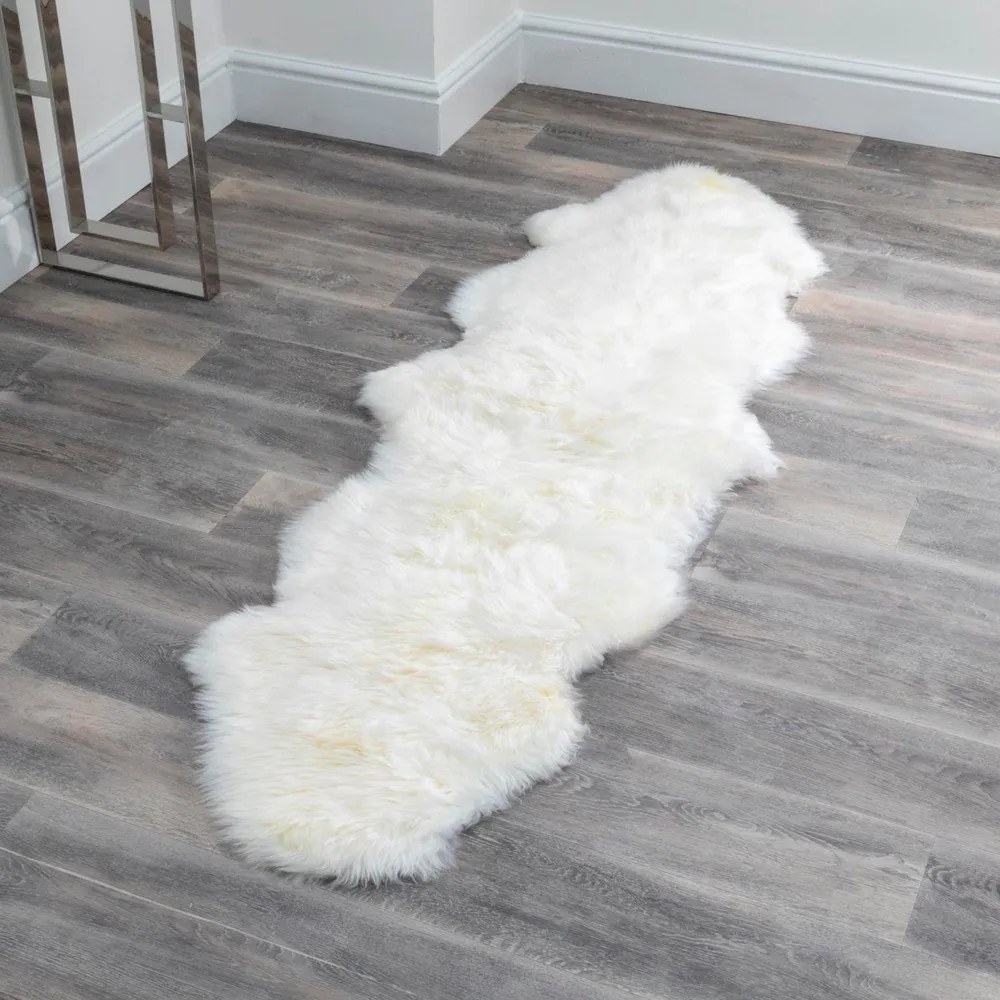 Montone bianco doppio, 60 x 240 cm - Native Natural