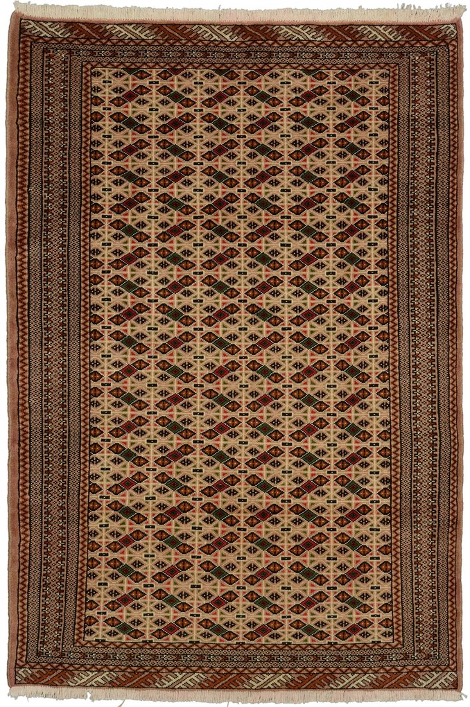 Bokhara Tappeto 120x190 Marrone (Pakistan) Annodato A Mano
