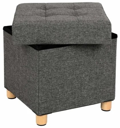 Pouf SULTAN 38x40 cm grigio scuro