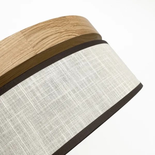 Brilagi - Plafoniera LED BELLADONNA LED/36W/230V Ø 40 cm crema/rovere