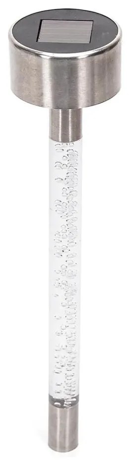 Aigostar - Lampada solare LED LED/0,006W/1,2V 36,7cm cromo 6500K IP44