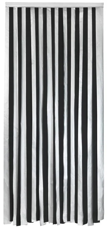 Tenda termica per porte in nero-argento 90x200 cm - Maximex