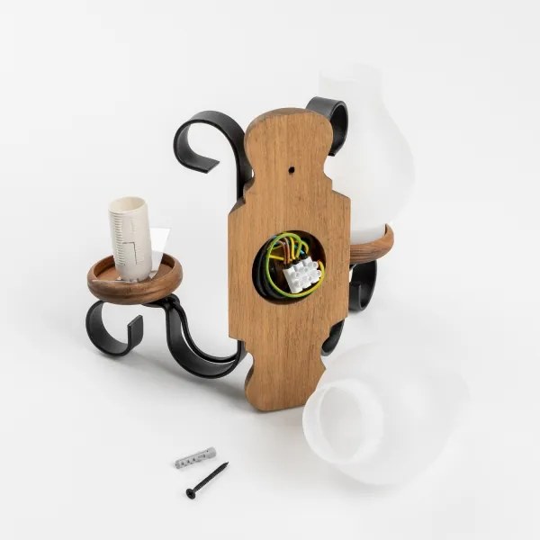 Brilagi - Applique RUSTIC 2xE14/40W/230V faggio